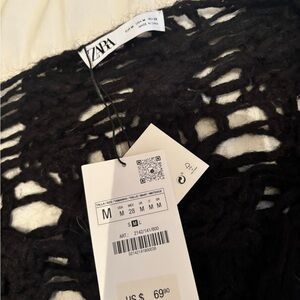 Zara Black Knit Sweater